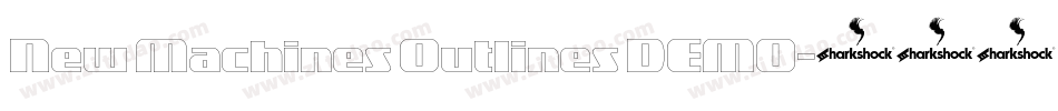 New Machines Outlines DEMO字体转换